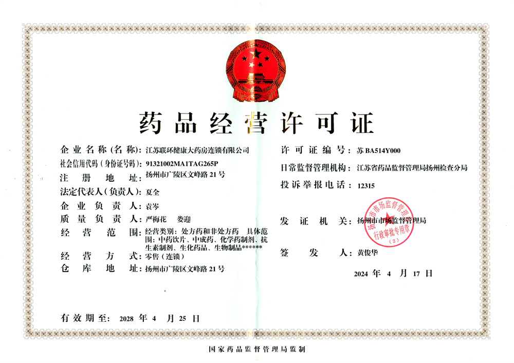 藥品經營許可證